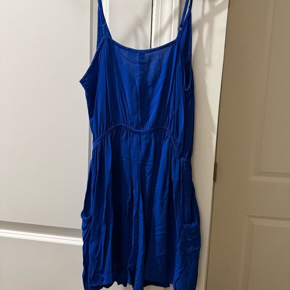 Royal blue romper with pockets! - Picture 2 of 3